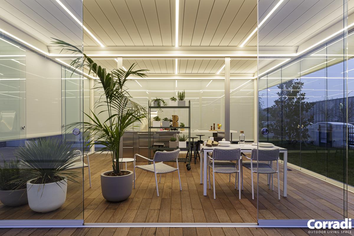 pergola bioclimatica da esterno