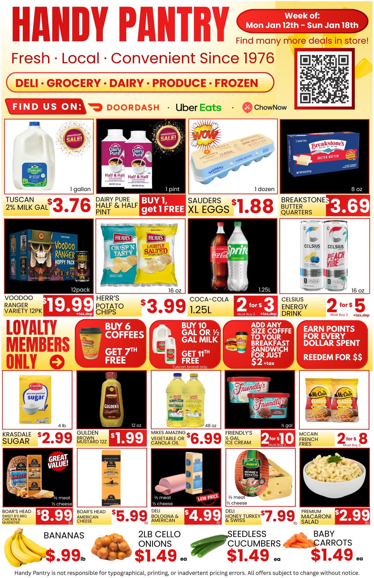 Handy Pantry sales flier