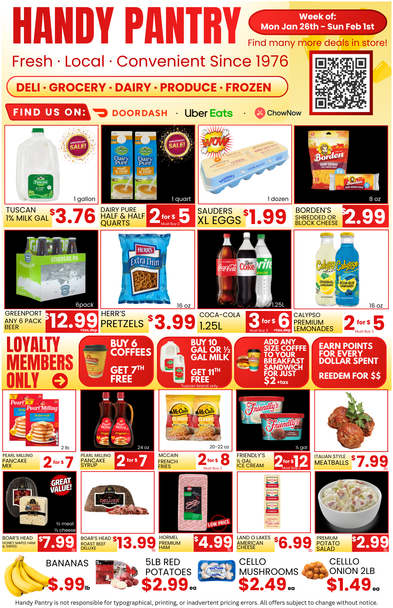 Handy Pantry sales flier