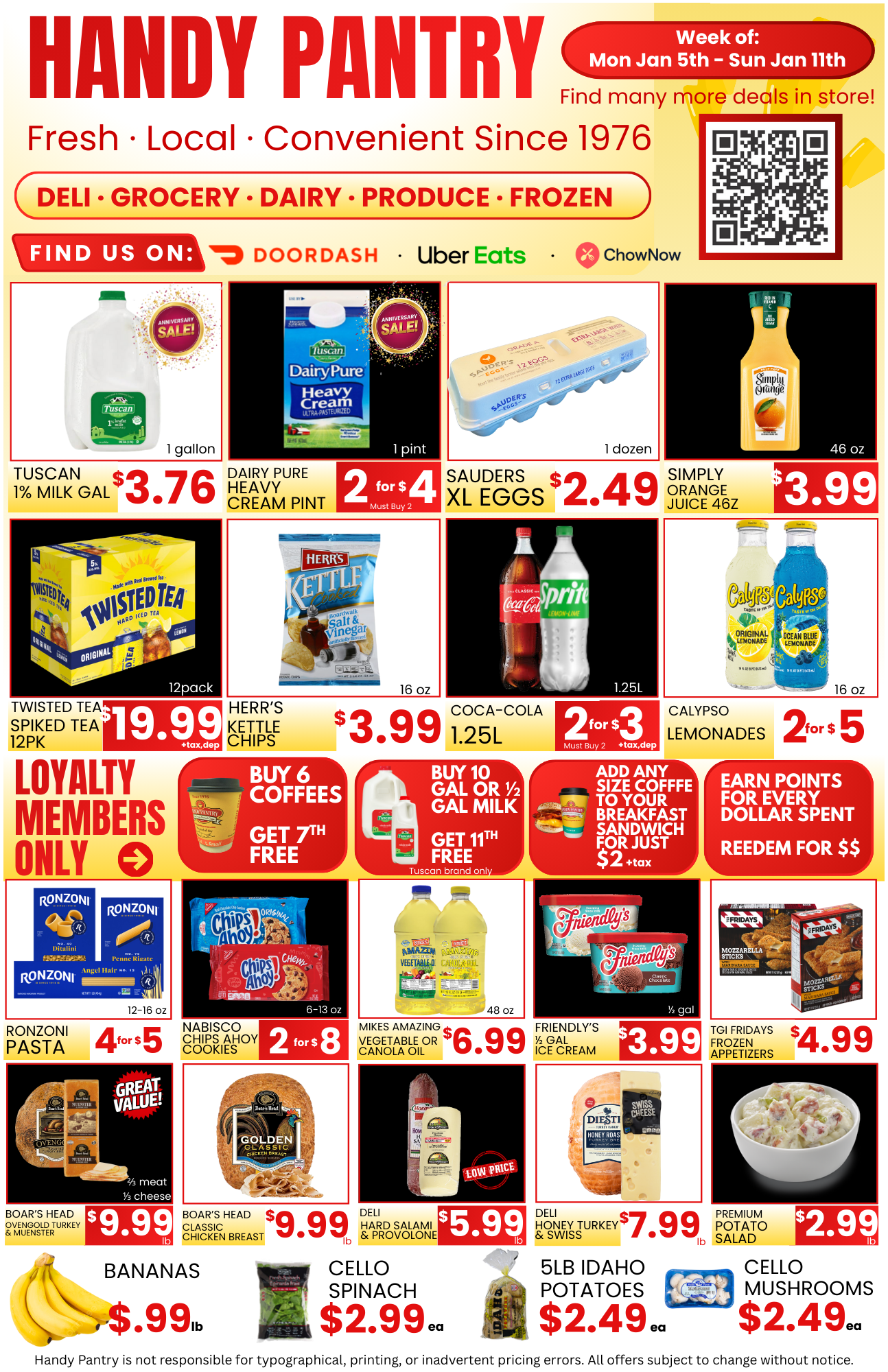 Handy Pantry sales flier