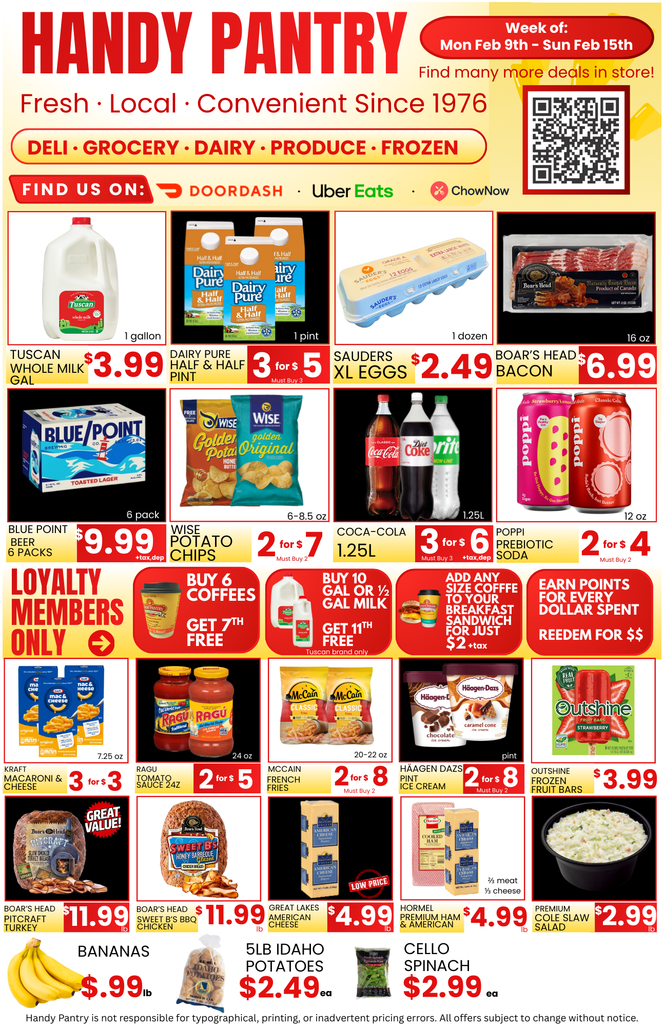 Handy Pantry sales flier