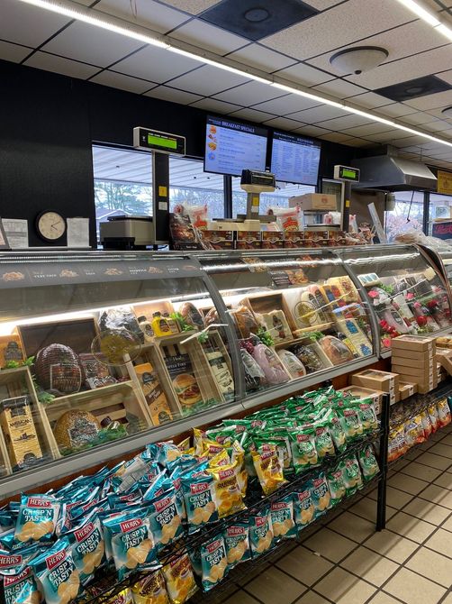 A grocery store filled with lots of food and snacks.