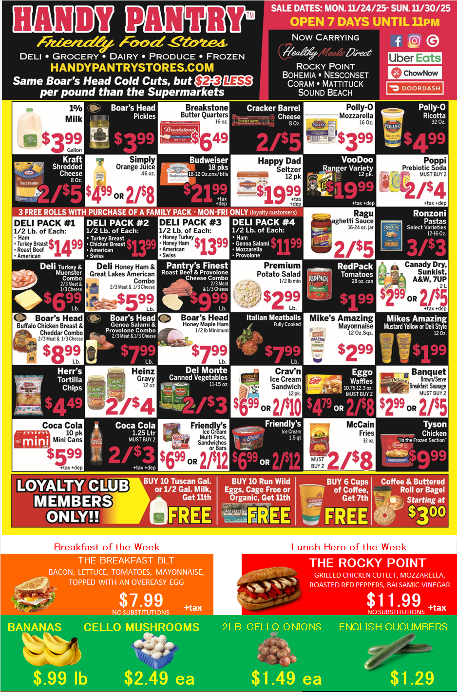 Handy Pantry sales flier