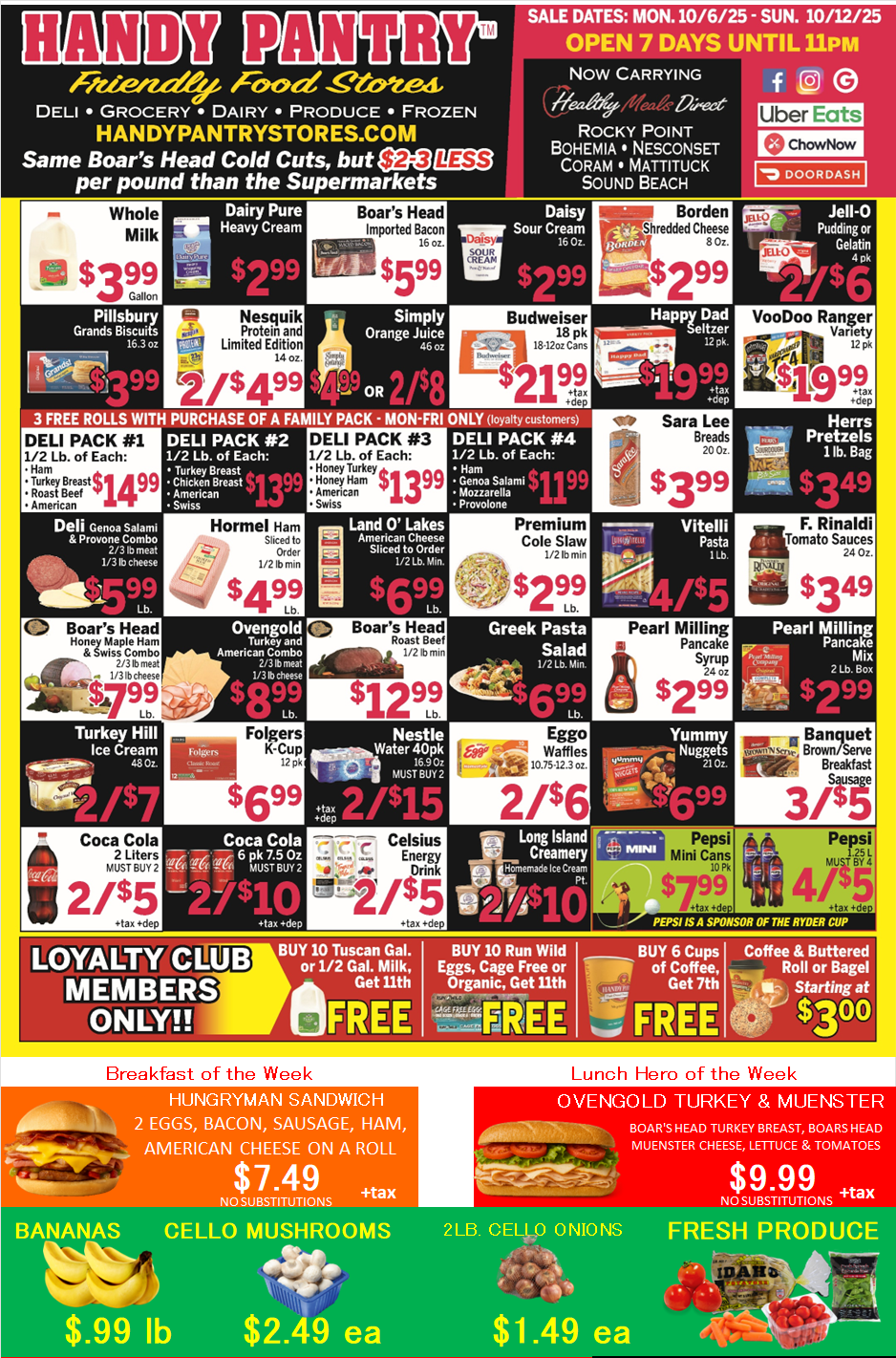 Handy Pantry sales flier