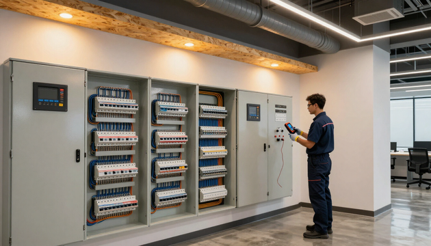 Instalación eléctrica comercial