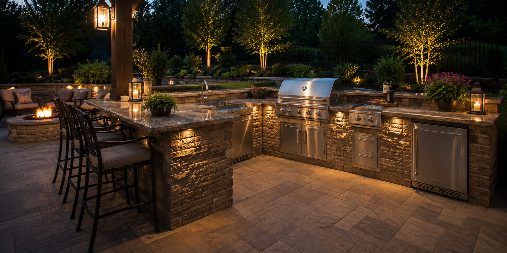 Stewart Landscape Outdoor Kitchen