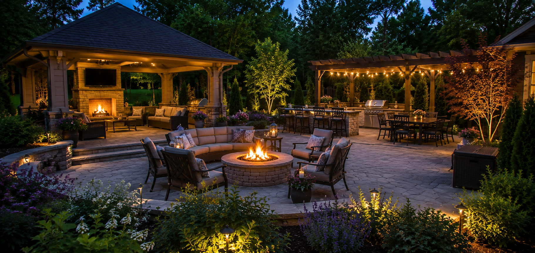 Stewart Landscape Outdoor Family Room