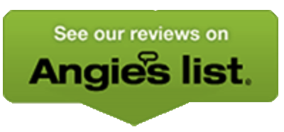 A green button that says `` see our reviews on Angie 's list ''