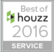 A logo for the best of houzz service in 2016