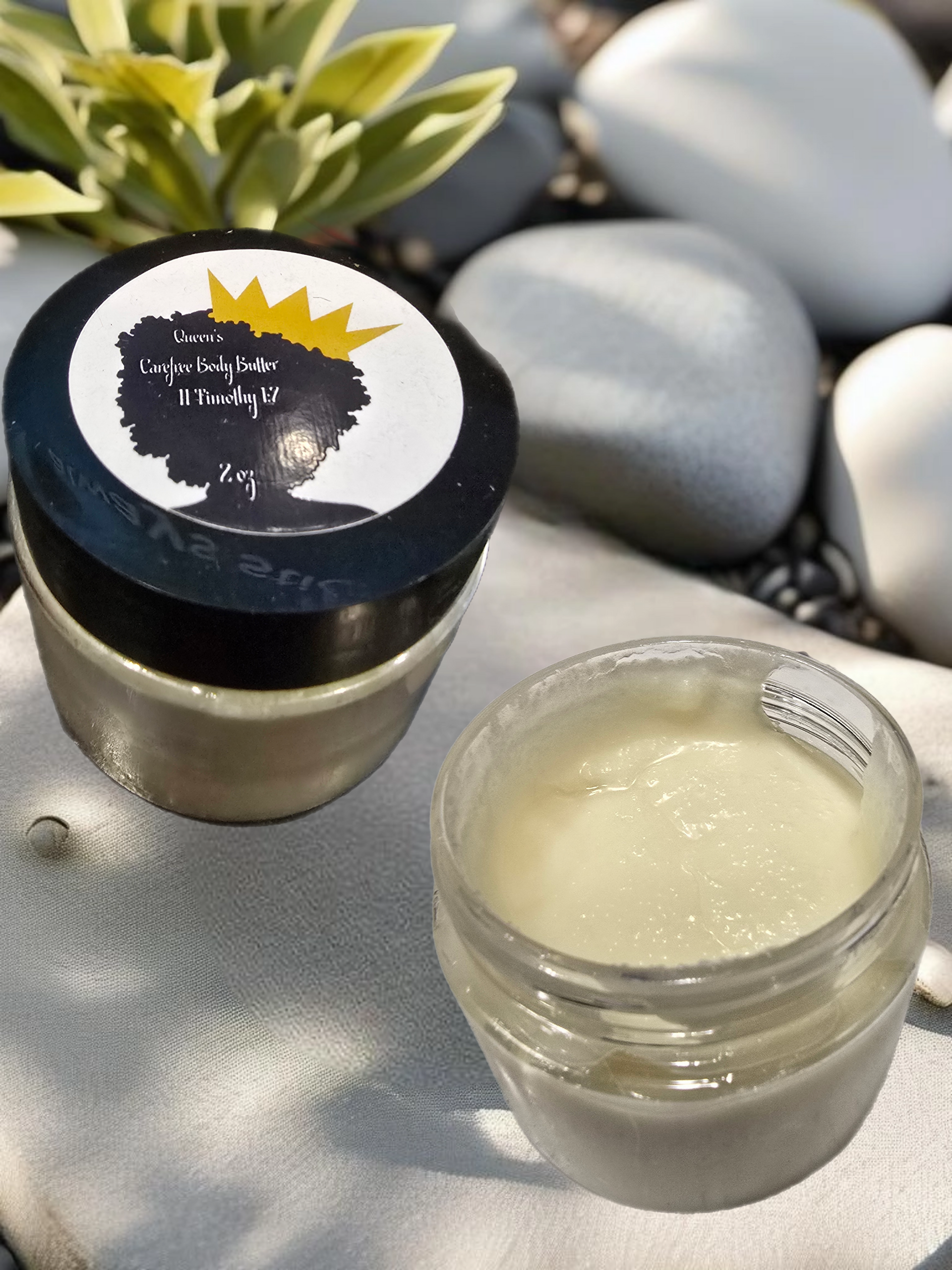 blend of butters with healing essential oils