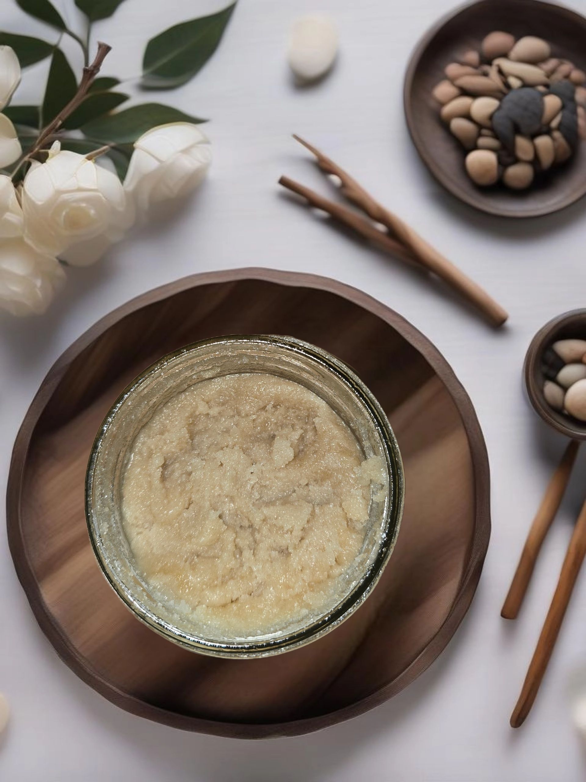 Exfoliate the skin from head to toe
