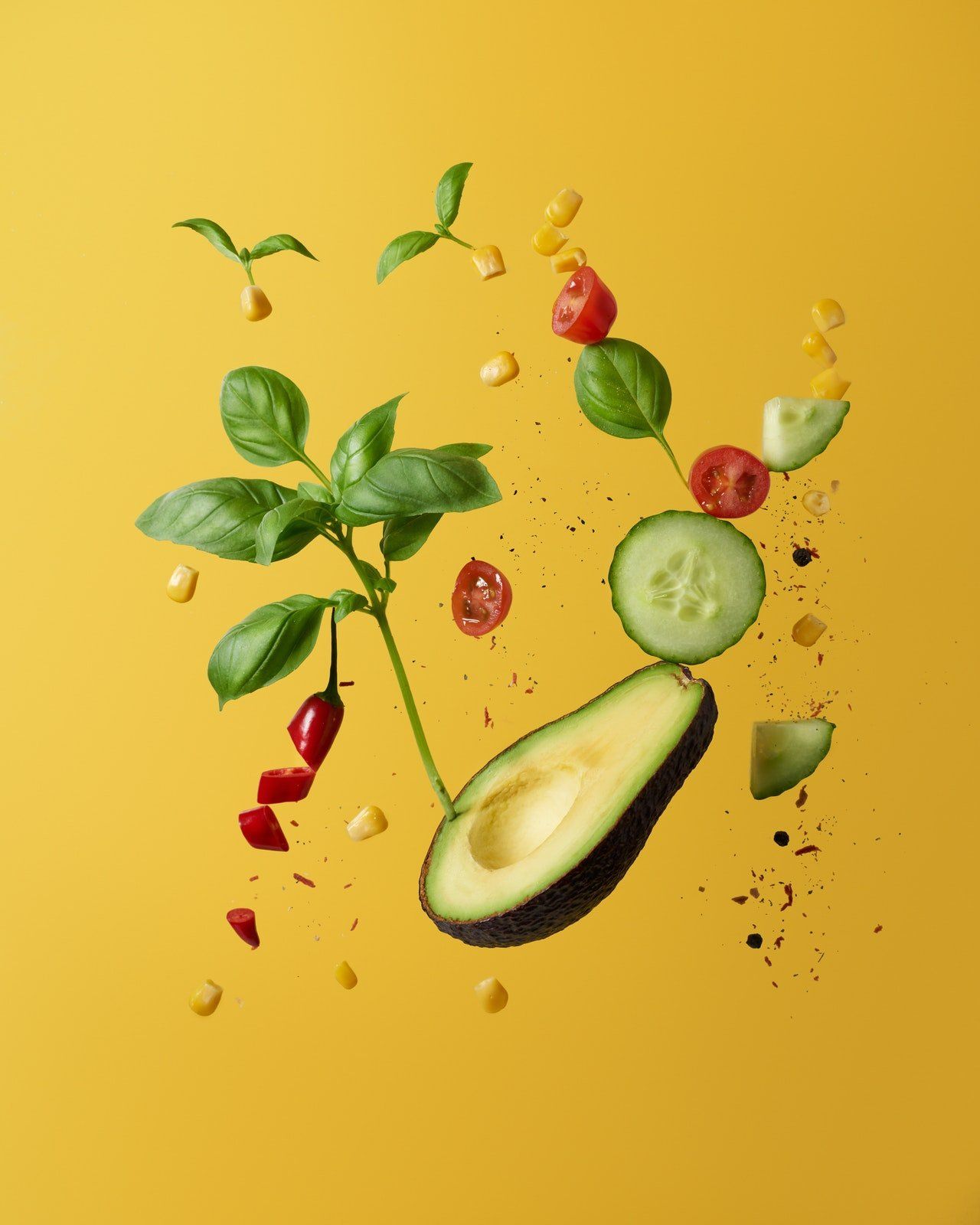 Plant-based diet and exercise.