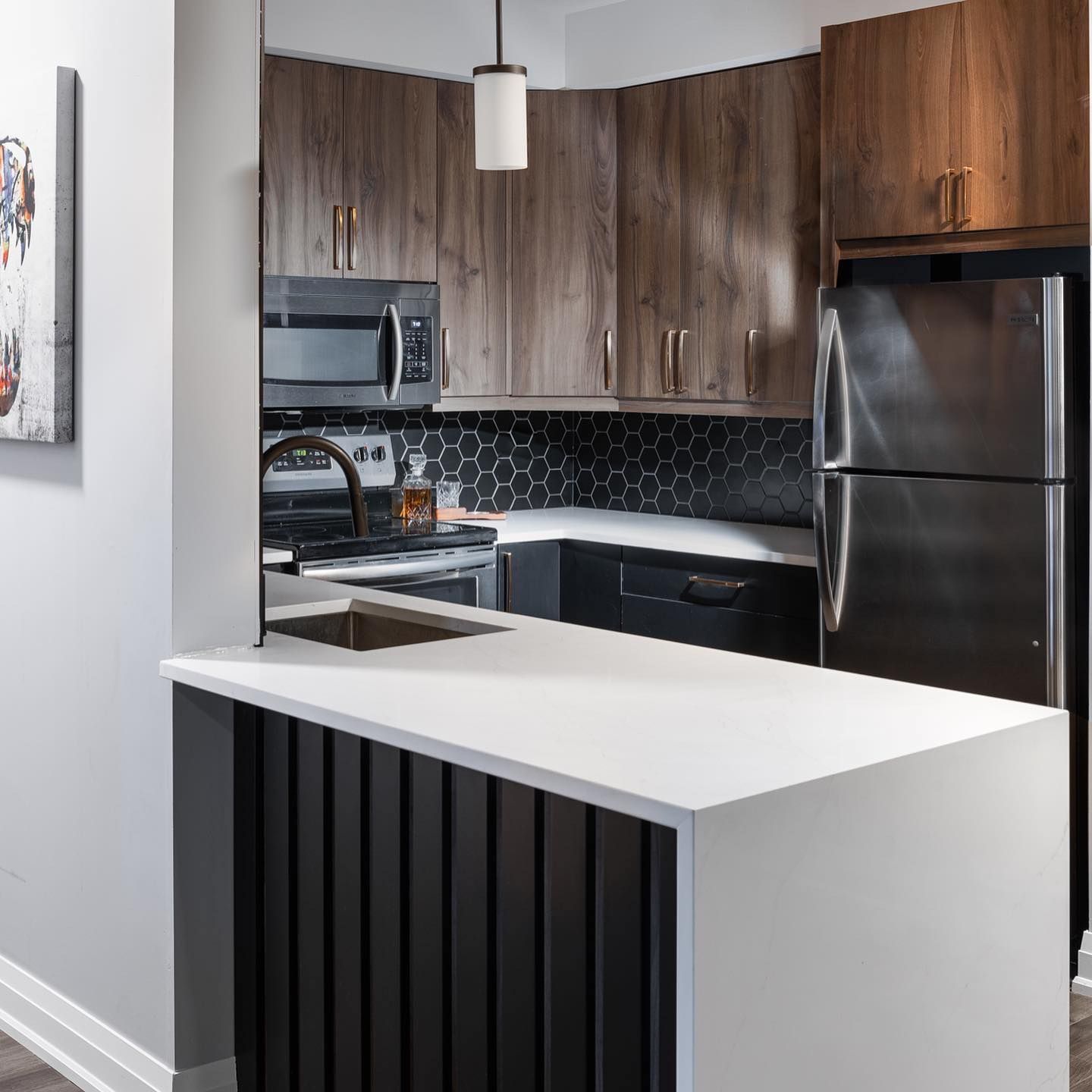 custom kitchen cabinets in renovation stage