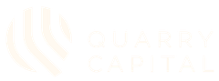 The logo for quarry capitals is a white logo on a white background.