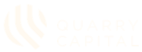 The logo for quarry capitals is a white logo on a white background.