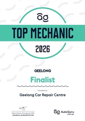AutoGuru Top Mechanic Awards – 2026 Finalist (Geelong) — Geelong Car Repair Centre in Newcomb, VIC