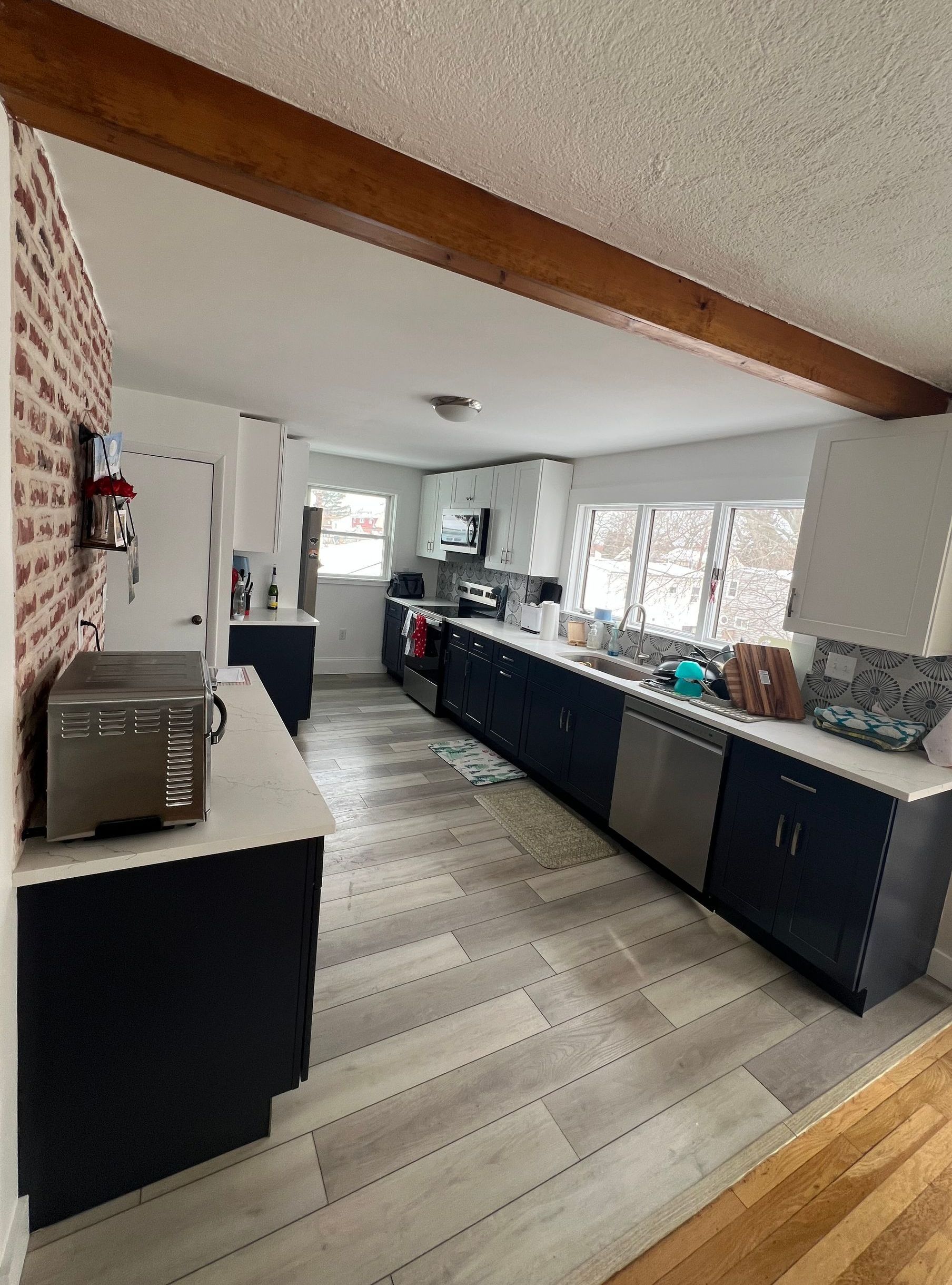 After picture of kitchen remodeling job in Malden MA