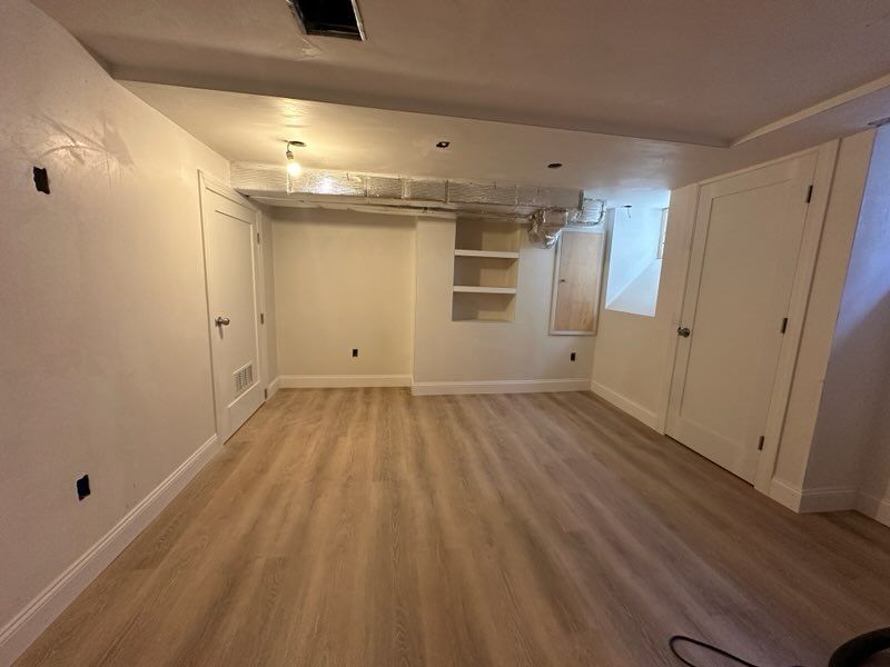 Basement After Remodeling in Charlestown, MA