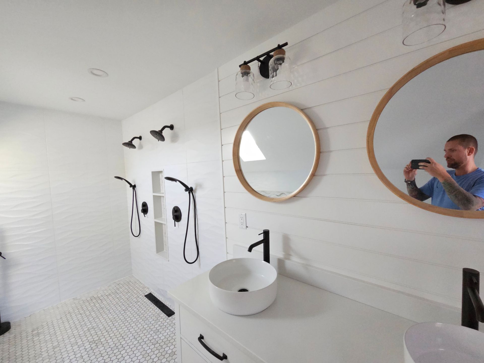 A Bathroom remodeling job in Winthrop
