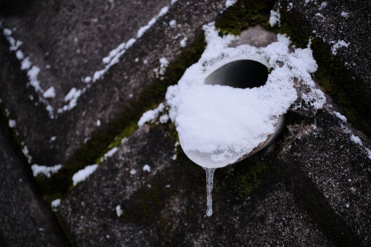 Water in Your Yard During Winter