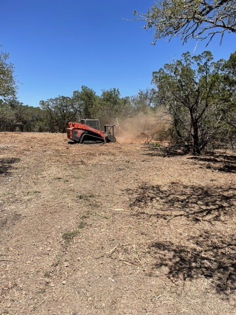 Land clearing in Boerne TX - Langenberg Specialty Services hard at work