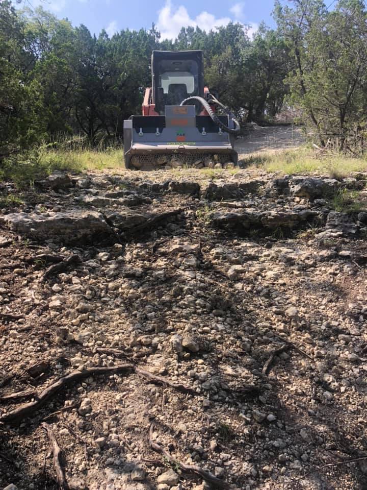 Land clearing in Boerne TX by Langenberg Specialty Services