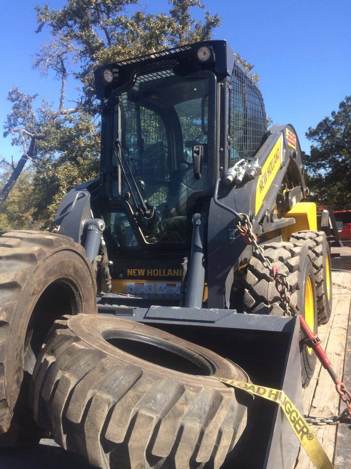 Langenberg Specialty Services uses quality machines like New Holland for their land clearing services in Boerne TX