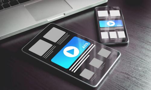 Q&A how are Preciso supporting advertisers - image of two phones with ads