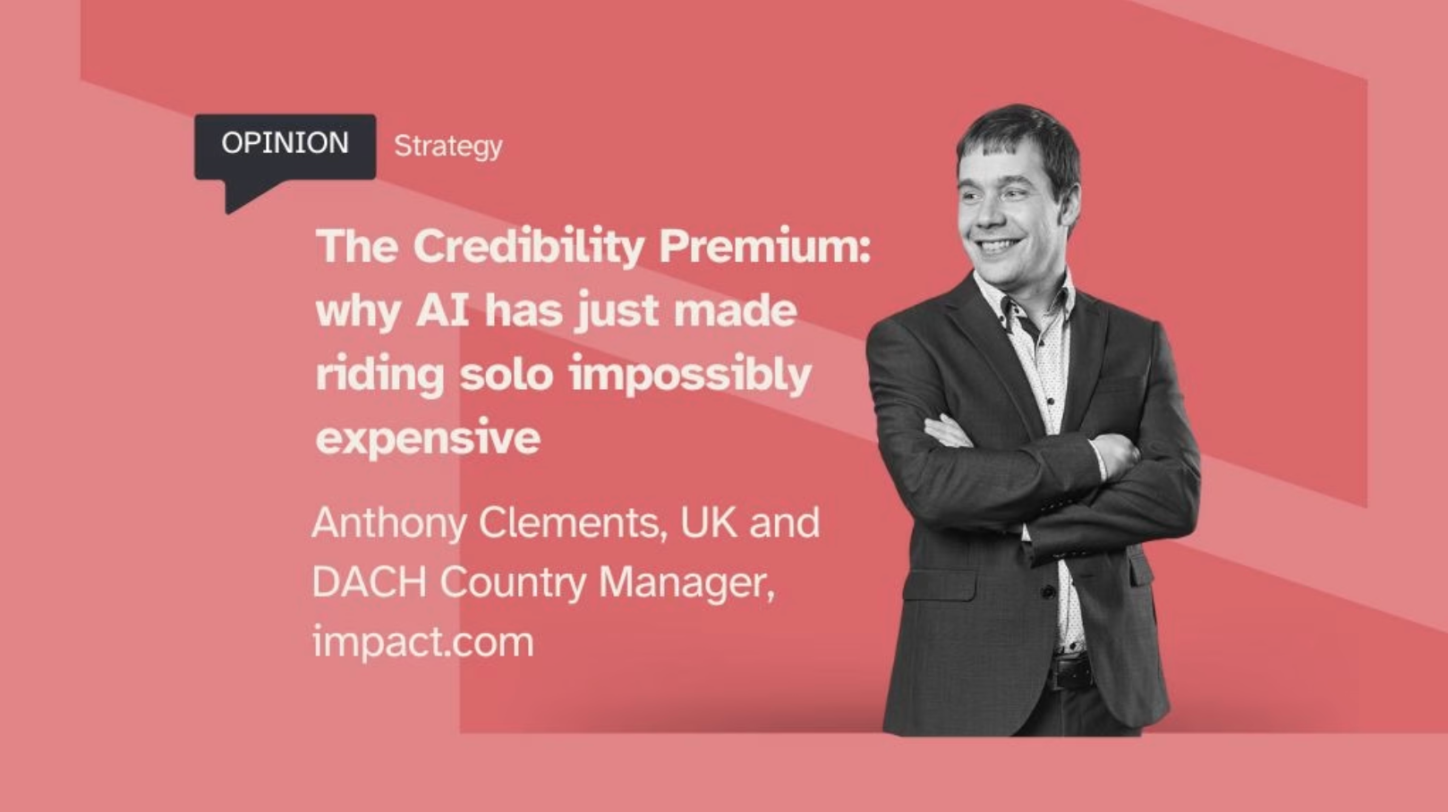 The Credibility Premium: Why AI has just made riding solo impossibly expensive