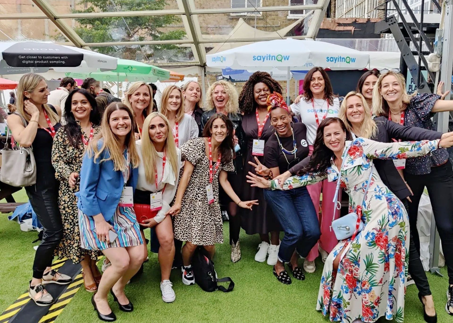 The Digital Leading Ladies team gather at MADfest London