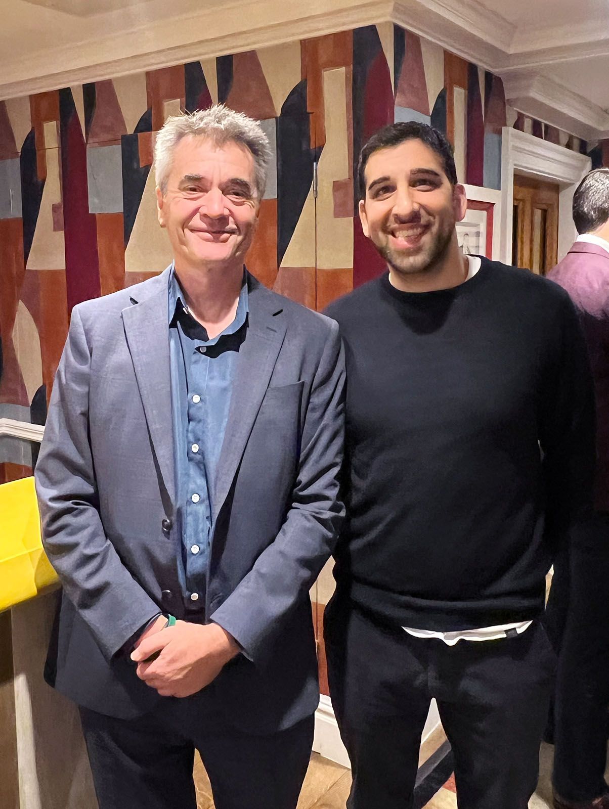 Brand Metrics' Sean Adams and Sumran Kaul at a custom event