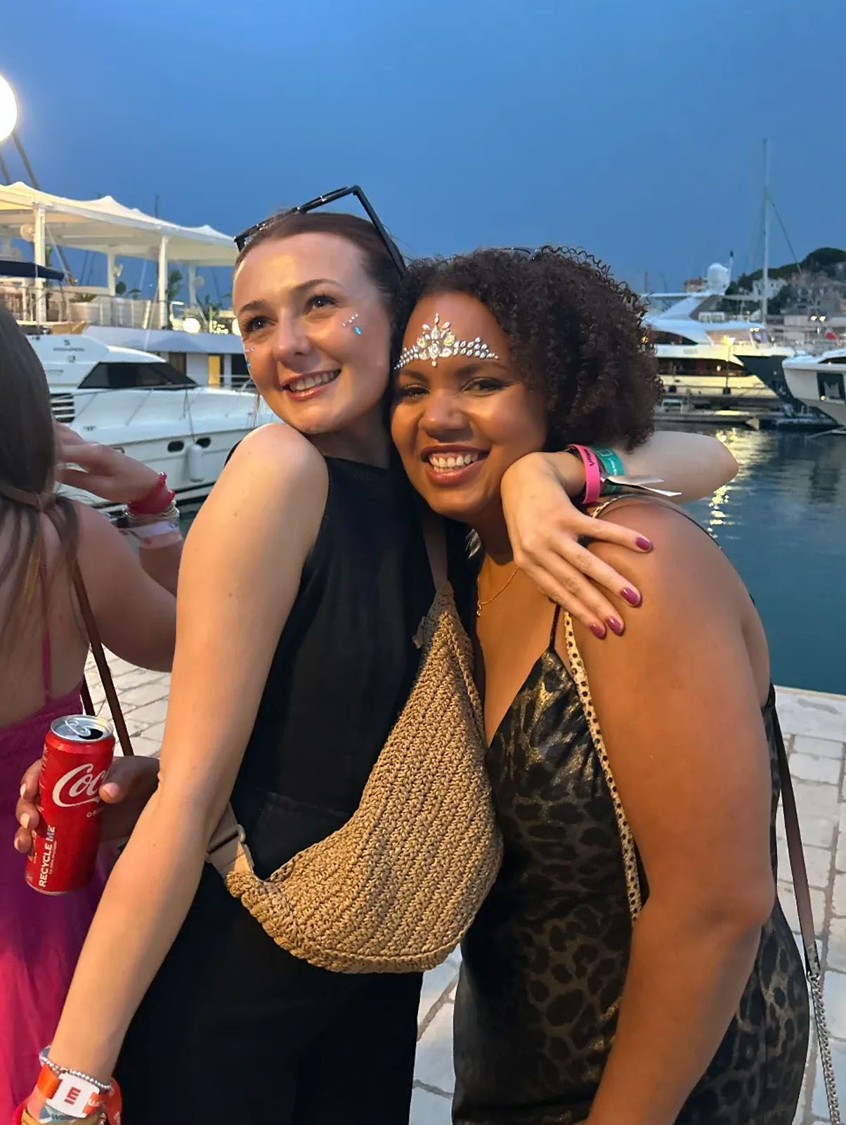 Amber and Camealia in CAnnes