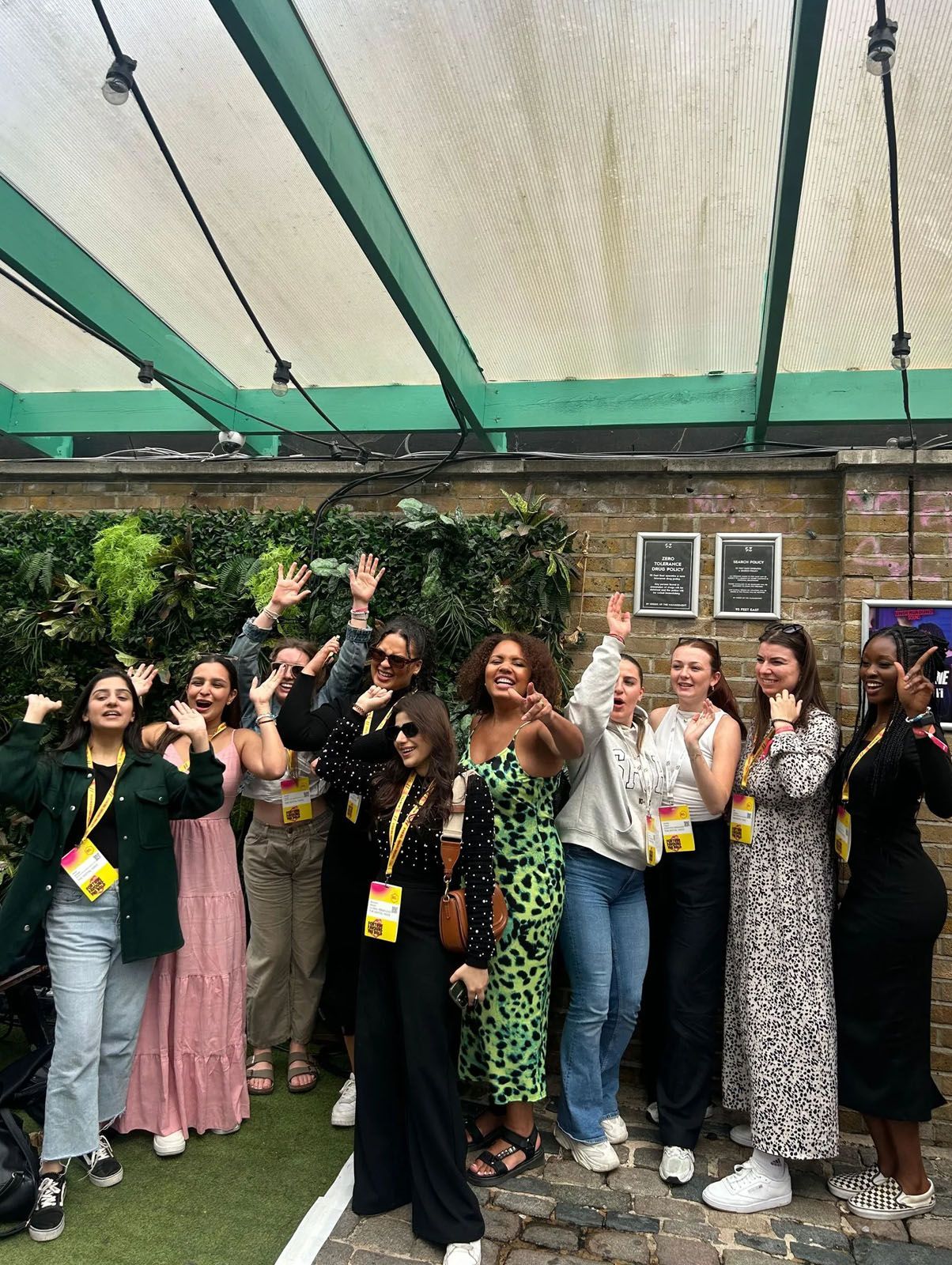 The Digital Voice team celebrating