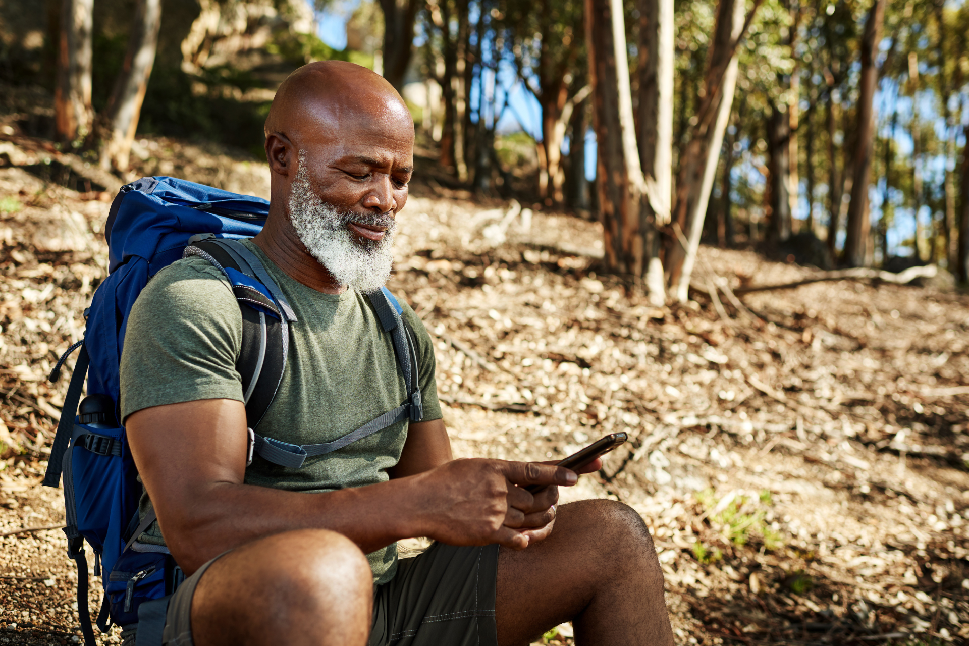 Using a Cell phone while Hiking