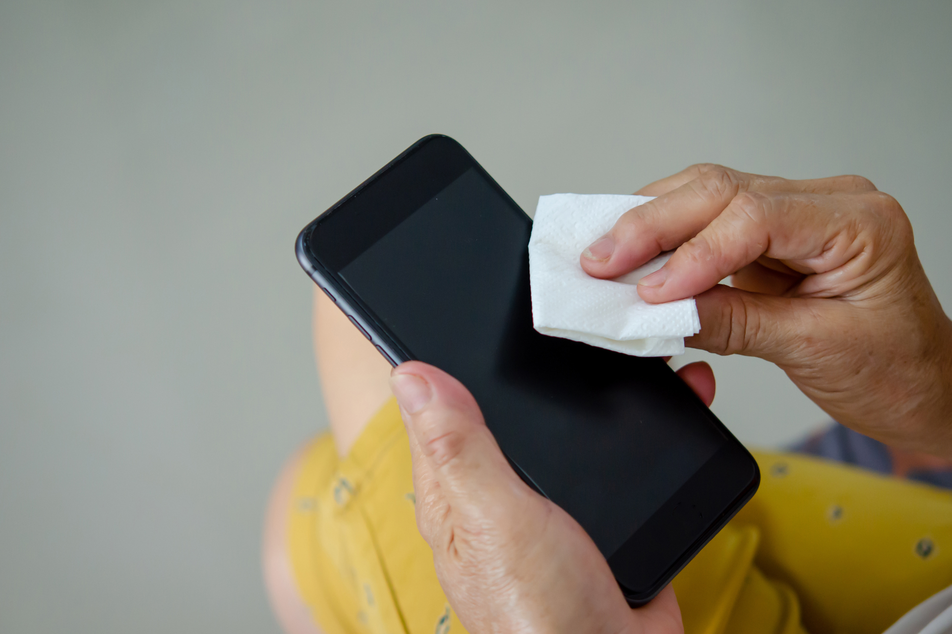 Cleaning and Disinfecting Your Phone