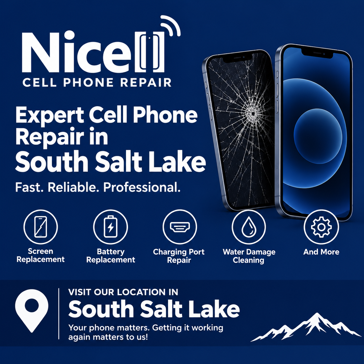 Nicell Cell Phone Repair – Affordable iPhone and Samsung Repair in Utah
