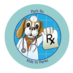Cartoon dog dressed as a doctor holding a