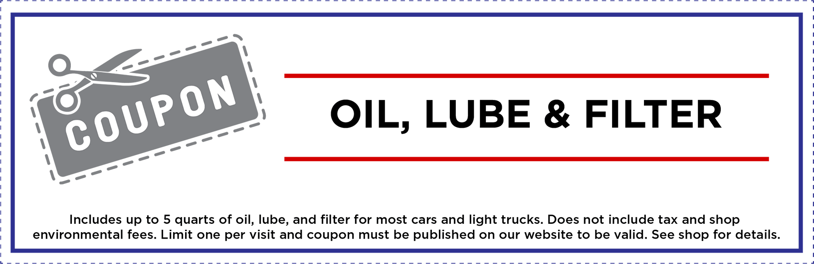 OIL CHANGE - See shop for details.