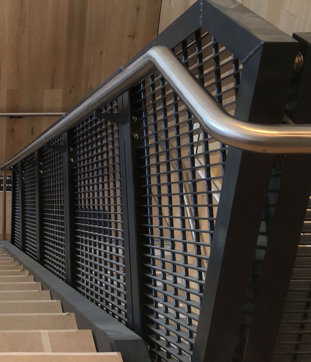 Aluminium Mesh Balustrade with Stainless Steel Handrail Project