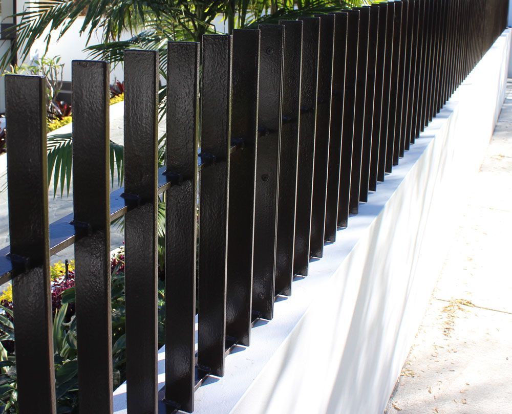 aluminium picket fence