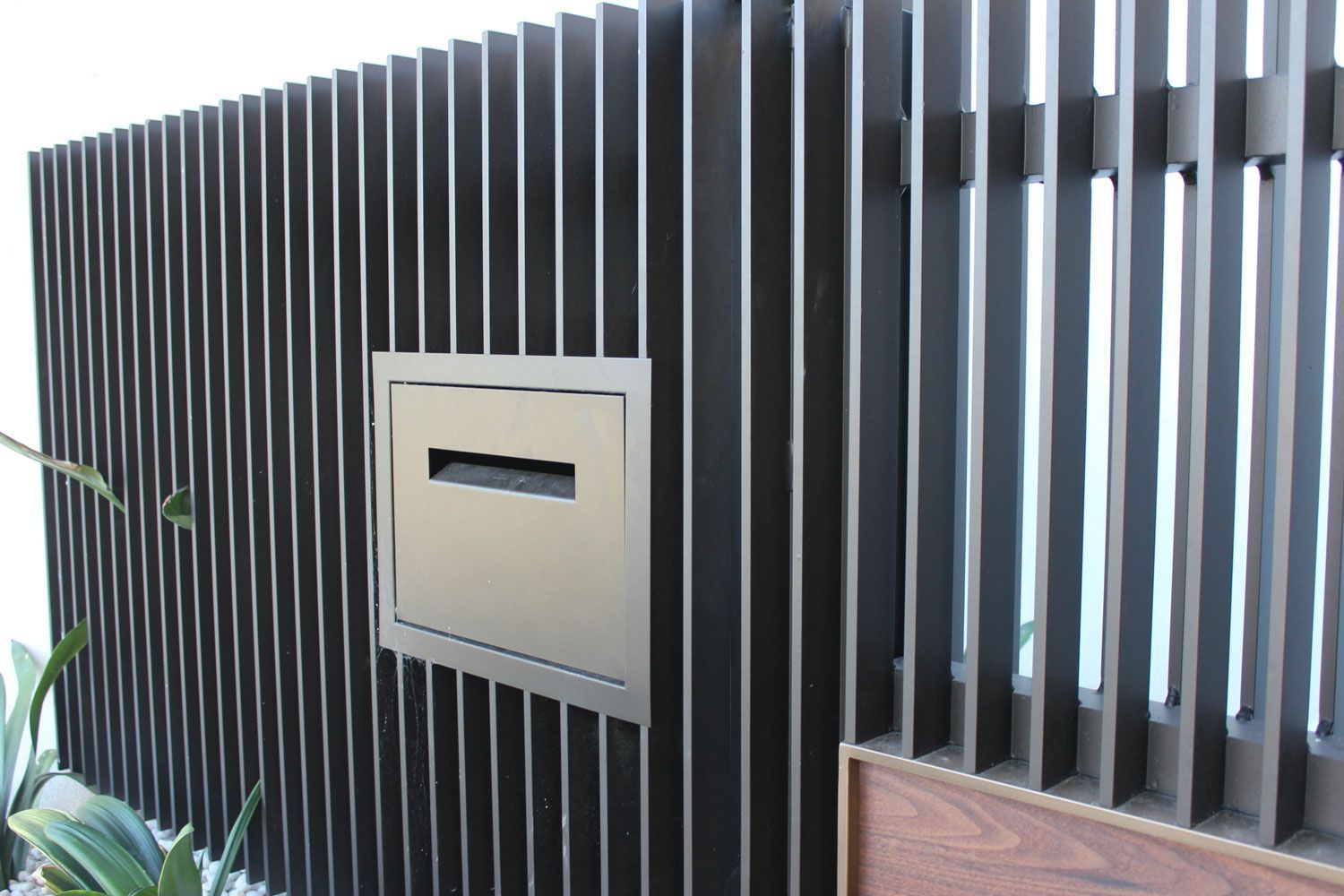 stainless steel letterbox