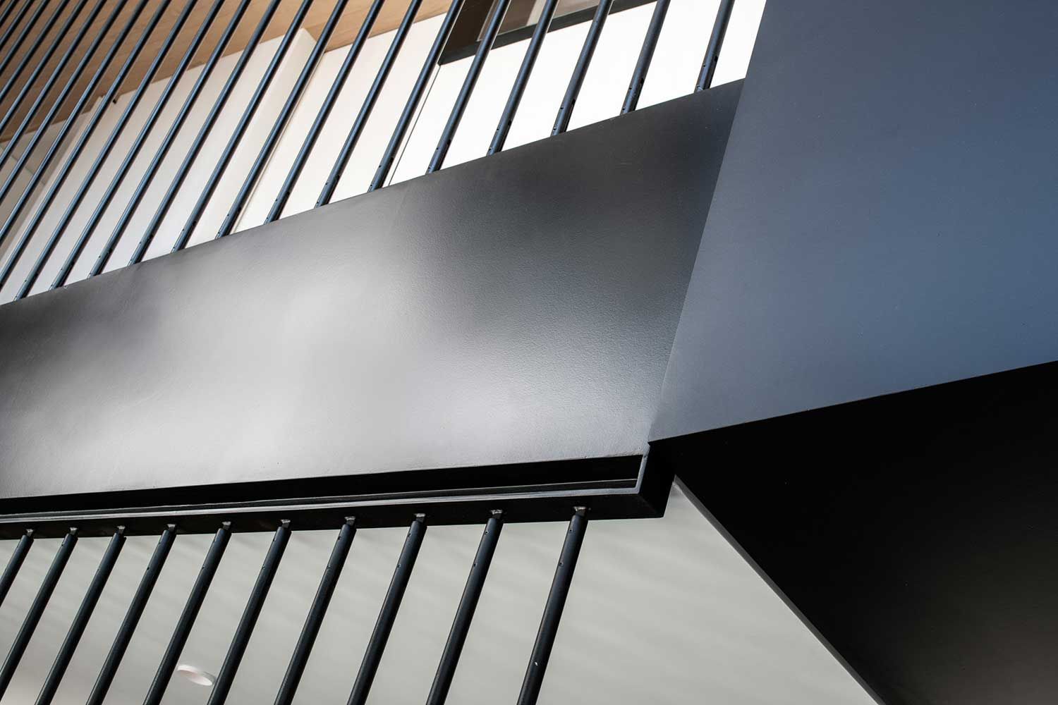 architectural indoor metal platework