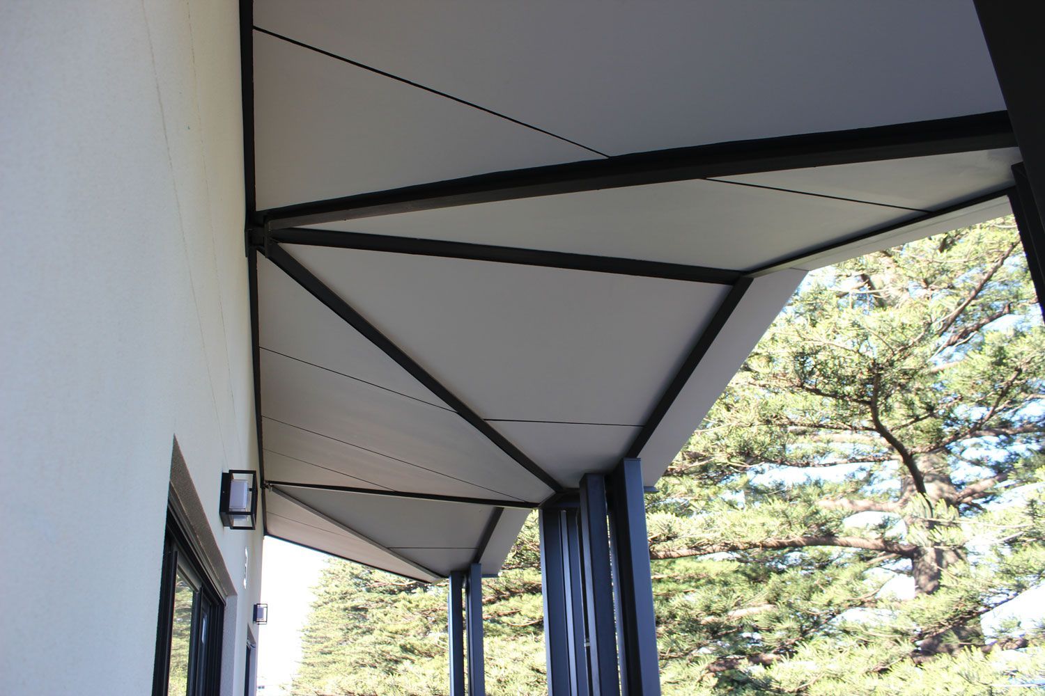 architectural steel awning