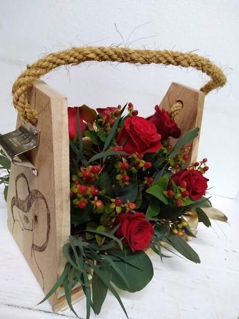 FLORERÍA KARLA - canasta de rosas