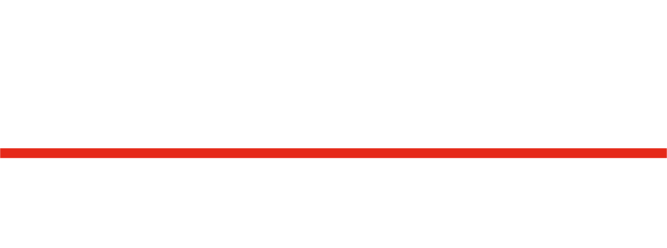 A thin, horizontal, red line with a white background.