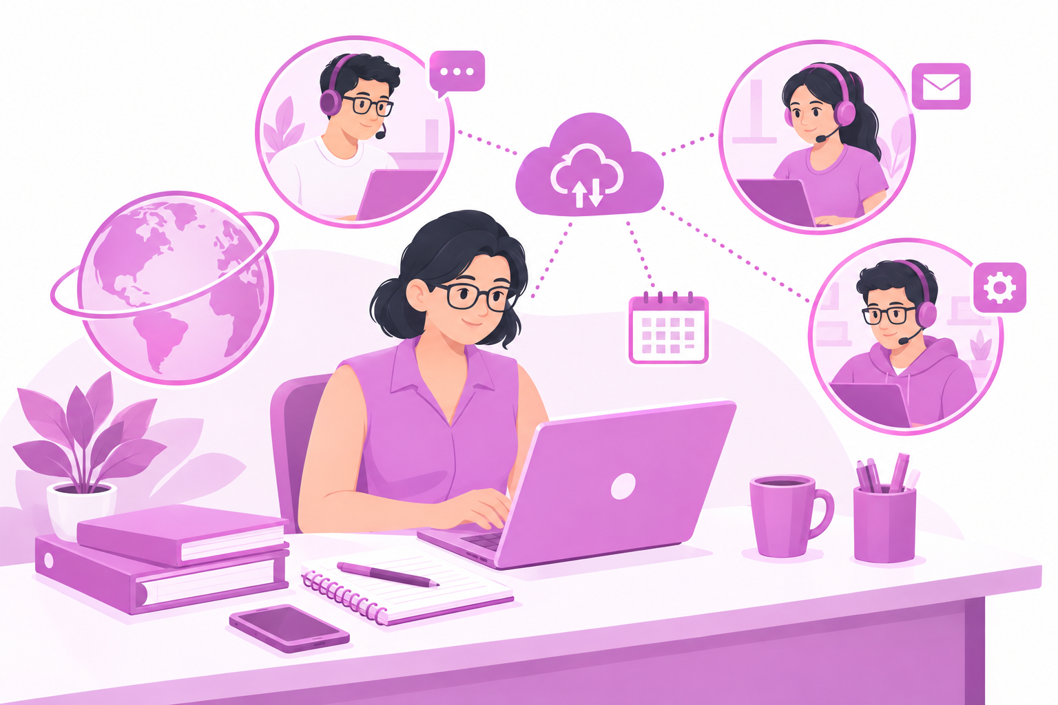 Virtual & outsourced model