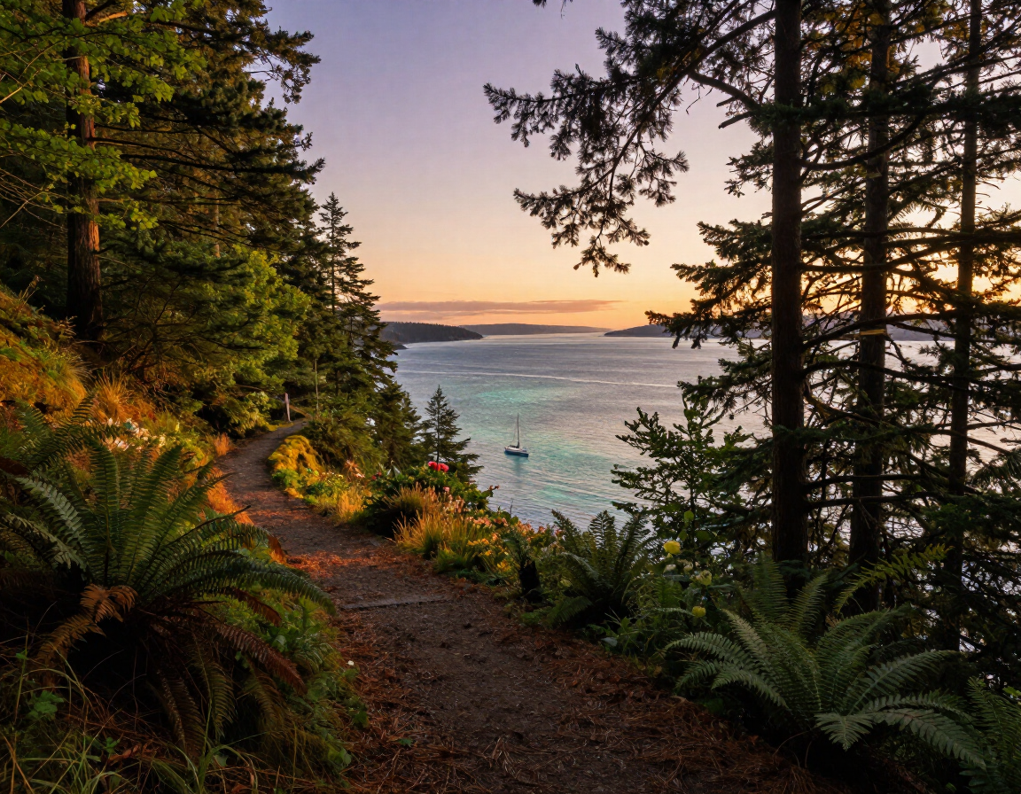 Fort Ebey State Park bluff trail