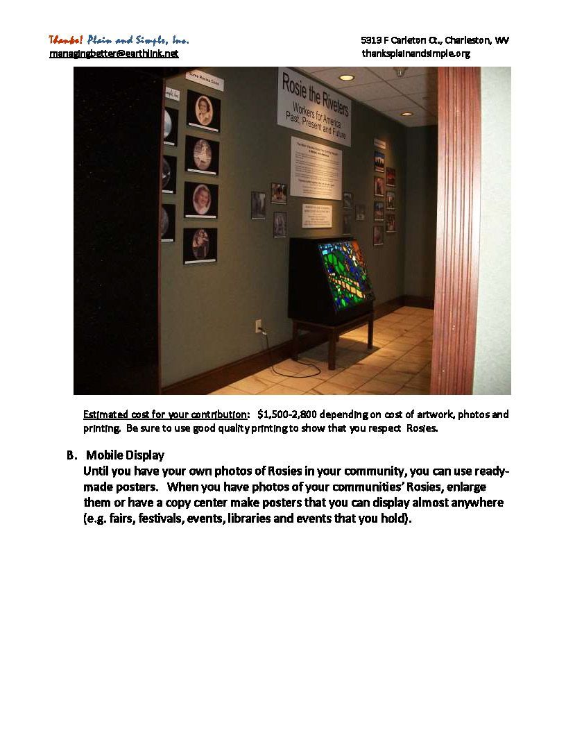 A picture of a room with a display on the wall.