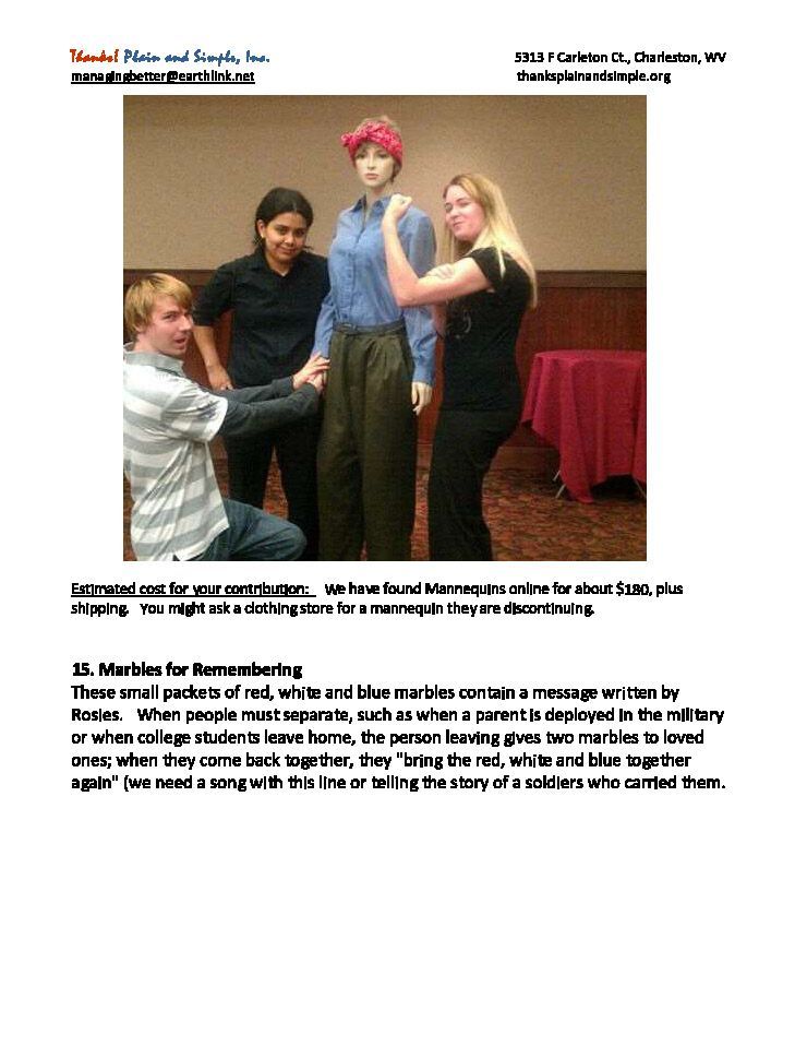 A group of people are standing around a mannequin in a room.