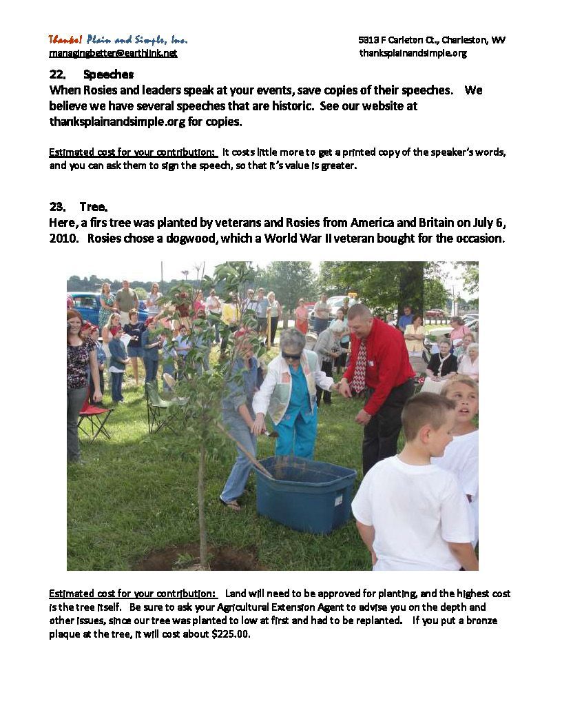 A group of people are planting a tree in a park.